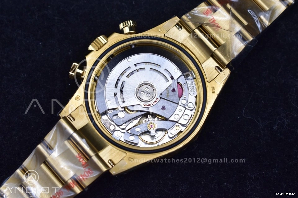 Daytona Diamonds on V Best 1:1 YG Edition 746 116508 QF Bracelet Dial Sporty Black SH4130 0808